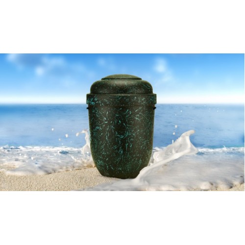 Speckled Black Opal Cremation Ashes NatureURN - Pay Love and Respect with The Natural Choice
